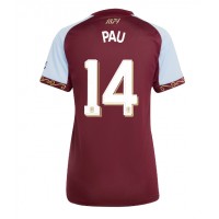 Aston Villa Pau Torres #14 Domáci Ženy futbalový dres 2025-26 Krátky Rukáv